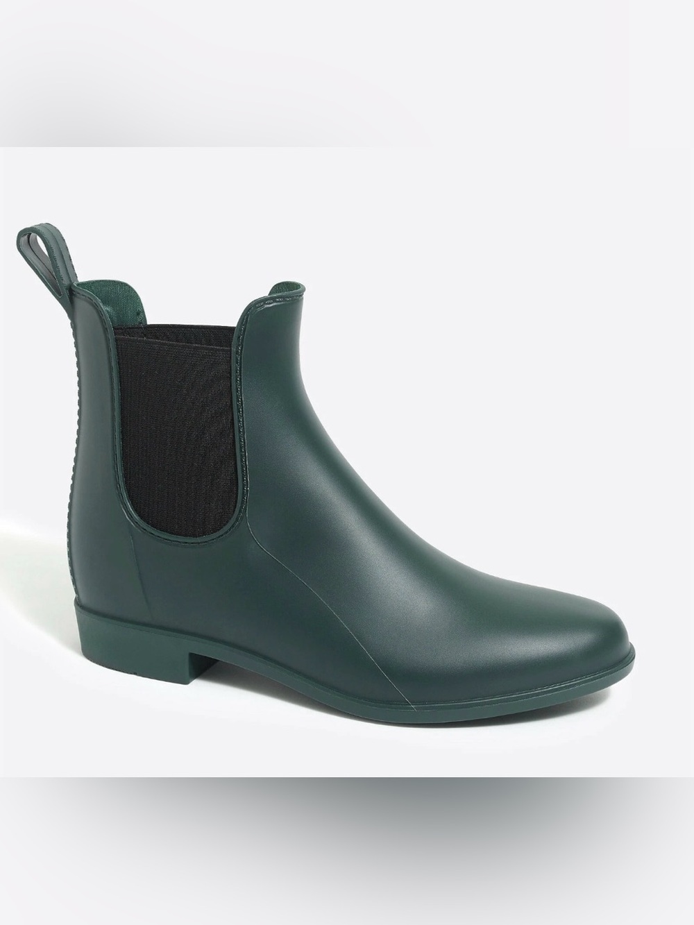 J. Crew Dark Green Chelsea Rain Boot